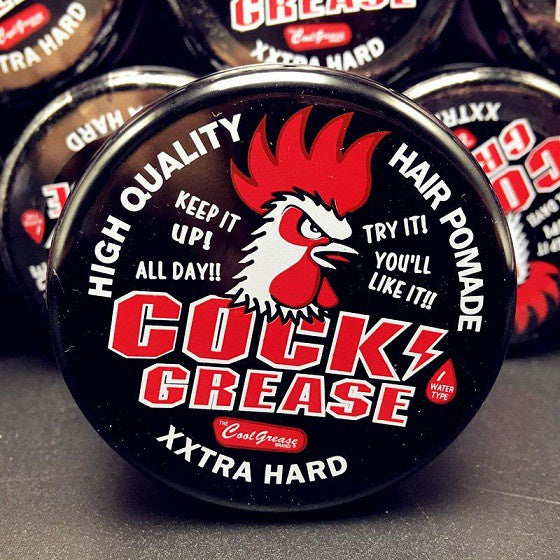 Cock Grease XXtra Hard Hair Pomade in 87g, pineapple scent, perfect for all-day hair control