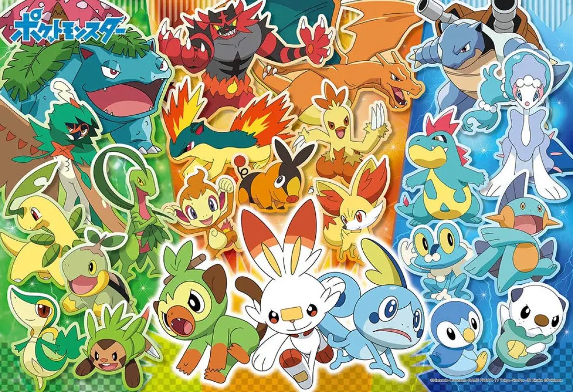 BEVERLY - 100-018 Jigsaw Puzzle Pokemon What Type Do You Choose First? - 100 L-Pieces - YOYO JAPAN