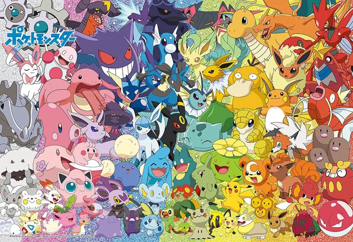 BEVERLY 100-028 Jigsaw Puzzle Get Together With Colorful Pokemon 100 L-Pieces - YOYO JAPAN