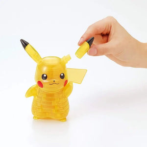 Beverly 3D Crystal Puzzle Cp3-022 Pokemon Pikachu (65 Pieces) Pikachu 3D Puzzle - YOYO JAPAN