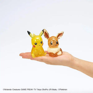 Beverly Crystal 3D Puzzle Pokemon Pikachu & Eievui (48 Pieces) Pokemon 3D - YOYO JAPAN