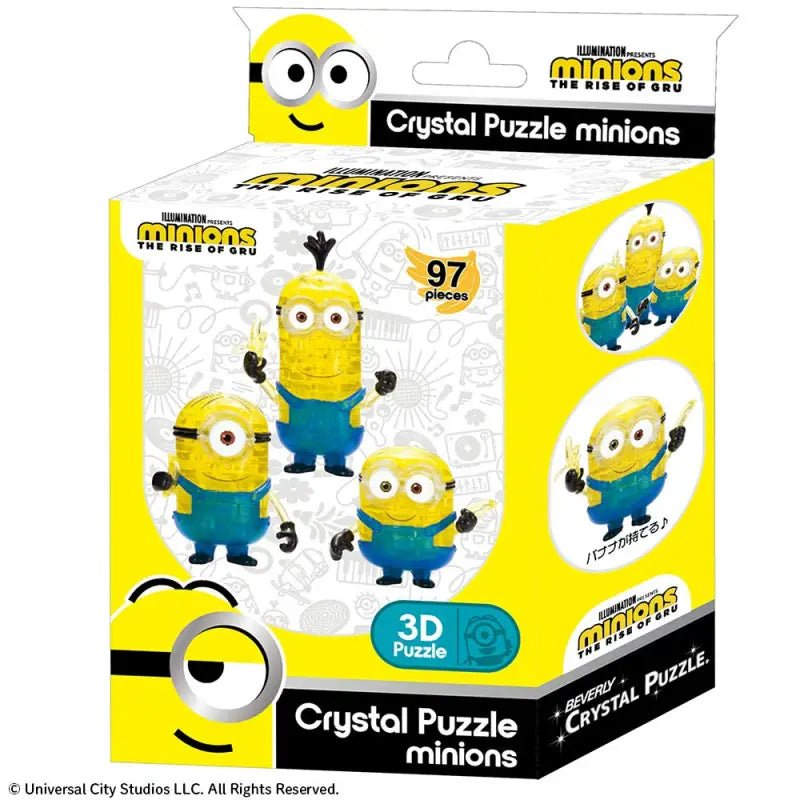 Beverly Crystal Puzzle Minions 97 Pieces Japanese 3D Puzzle Figure - YOYO JAPAN