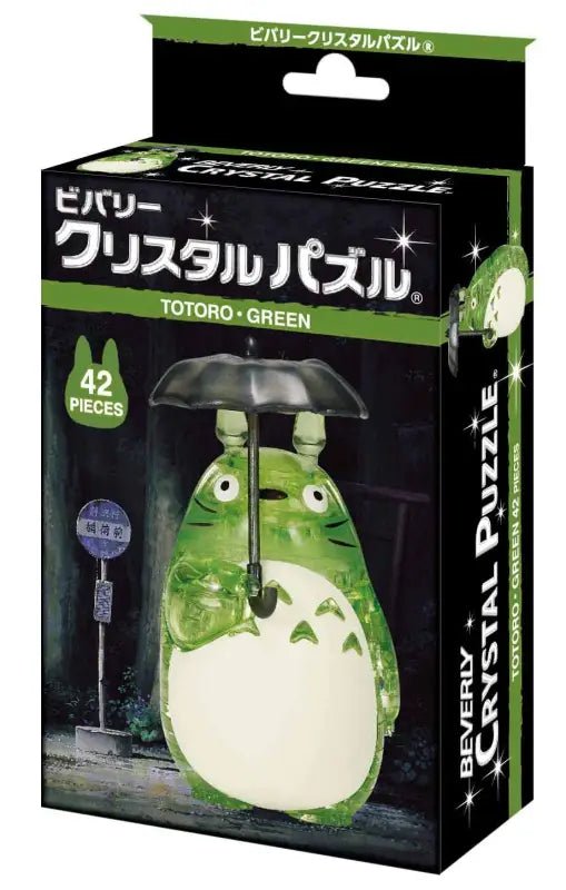 Beverly Crystal Puzzle Totoro Green 42 Pieces Japanese 3D Puzzle Figure - YOYO JAPAN