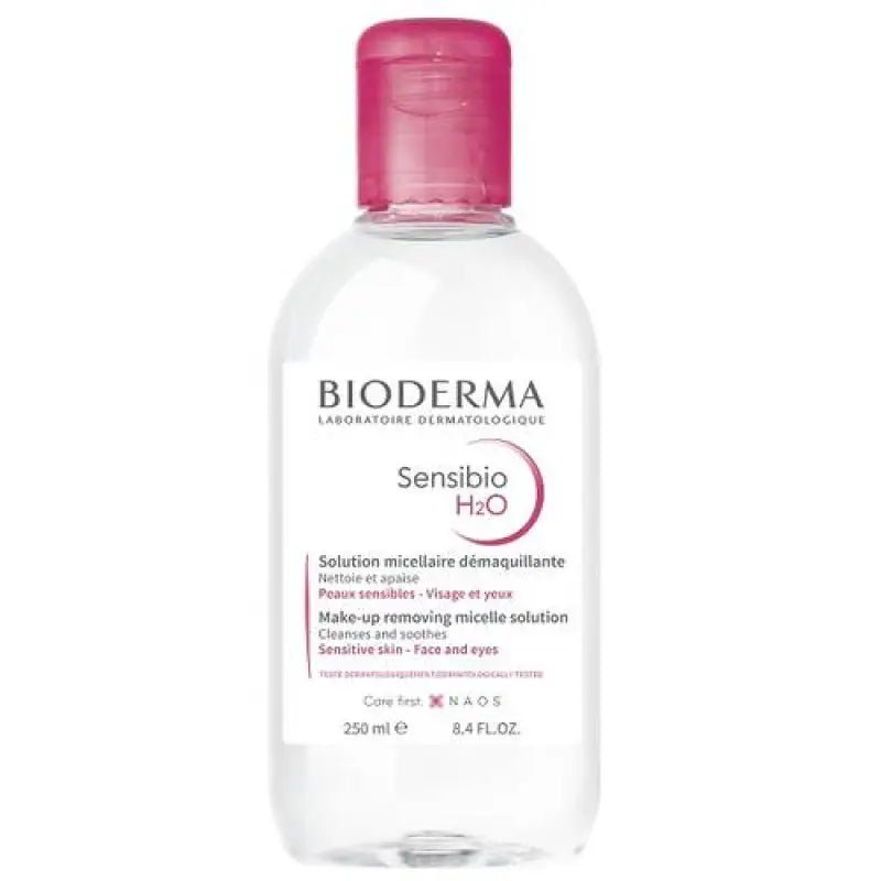 Bioderma Sancibio H2O D Moisturizing 250ml - Makeup Remover Face Cleanser for Sensitive Skin - YOYO JAPAN
