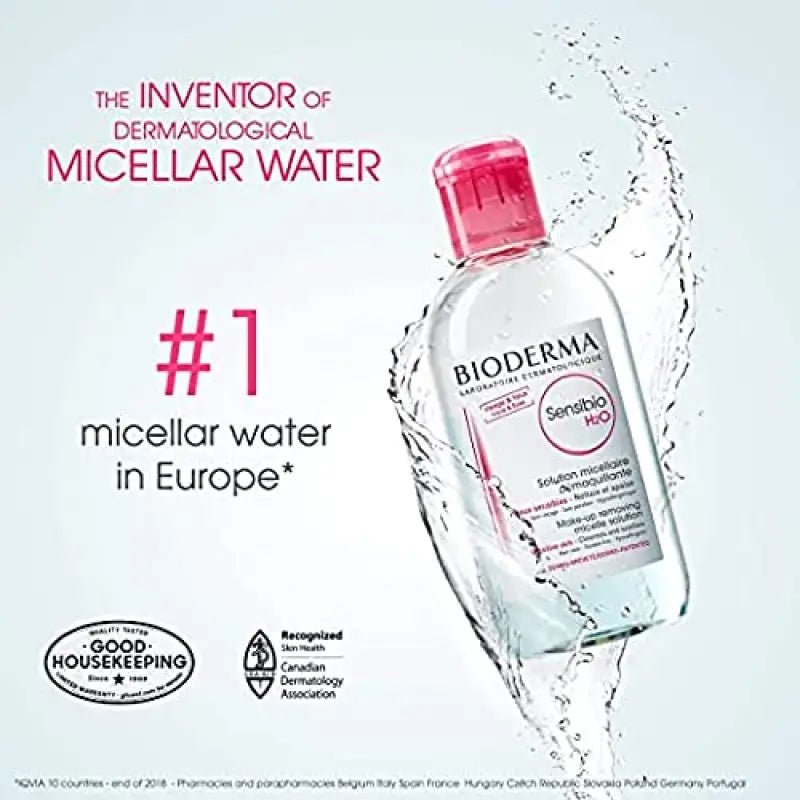 Bioderma Sensibio H2O Micellar Water Makeup Remover For Sensitive Skin 500ml - Makeup Removers - YOYO JAPAN