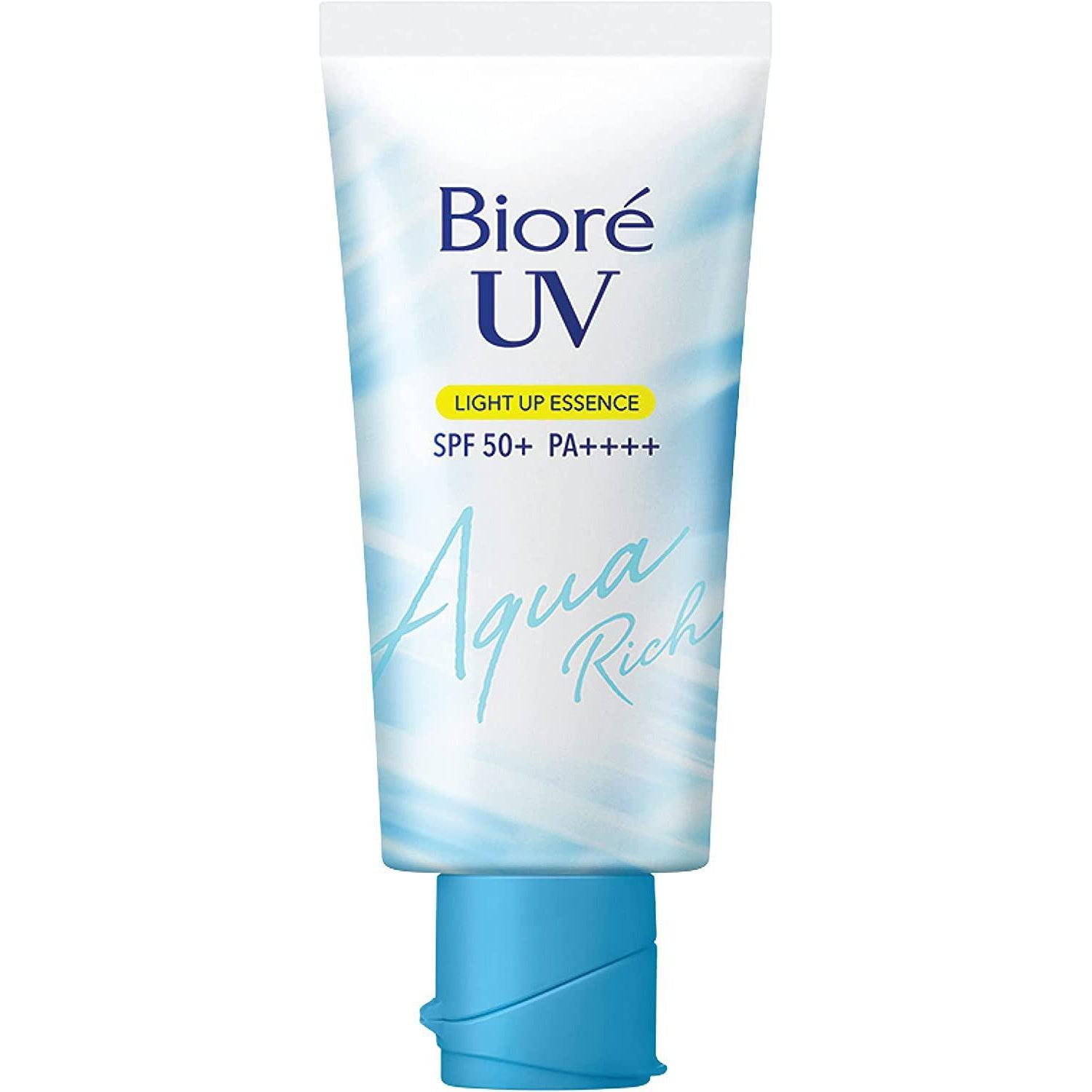 Biore UV Aqua Rich Light Up Essence Sunscreen SPF50+ PA++++ 70g - YOYO JAPAN