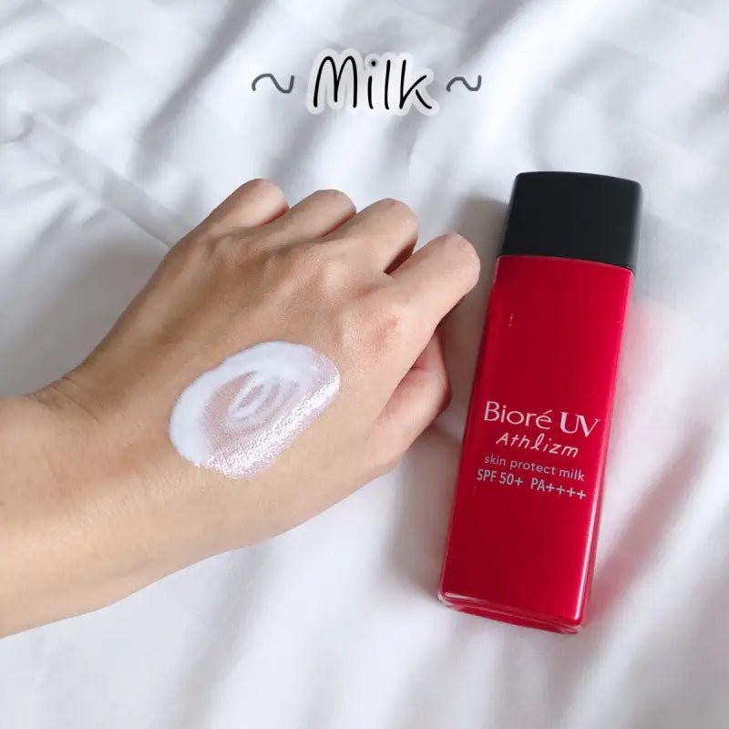 Biore UV Athlizm Skin Protect Milk SPF50 + PA ++++ 65ml - YOYO JAPAN