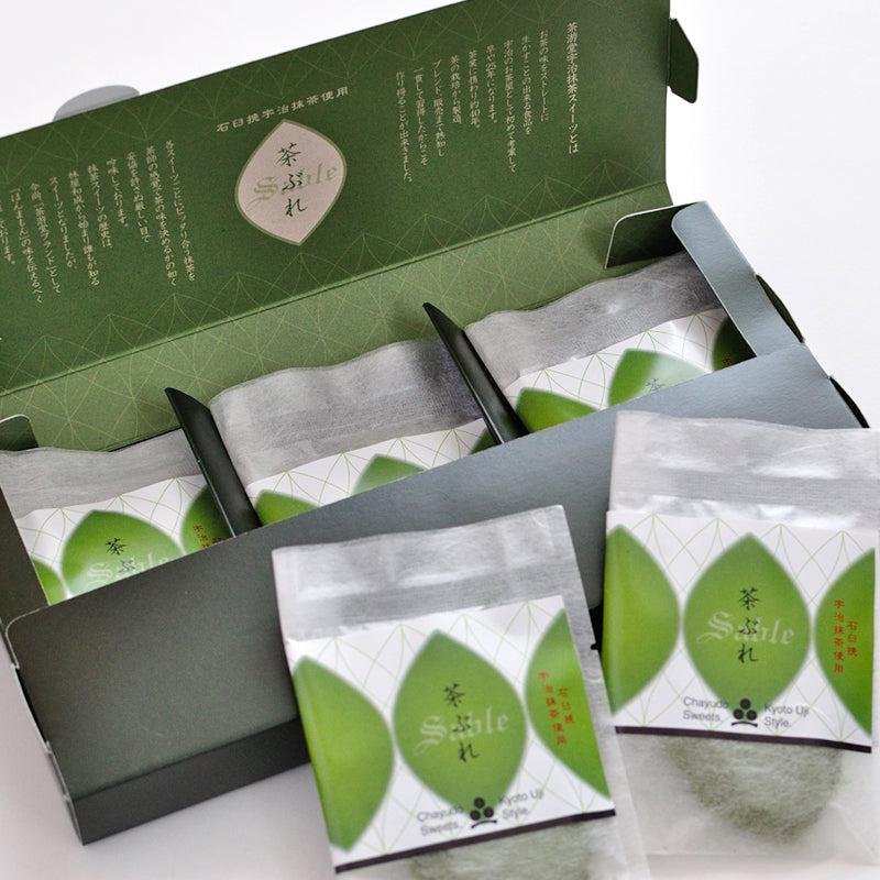 Pack of 6 Chayudo Uji Matcha Sablé Butter Cookies, offering a balanced green tea flavor for a calm snacking experience