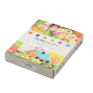 Ginnomori Natural Fruit Stick Cake 4 Flavor Assortment 8 Pieces, perfect for dessert or gifting