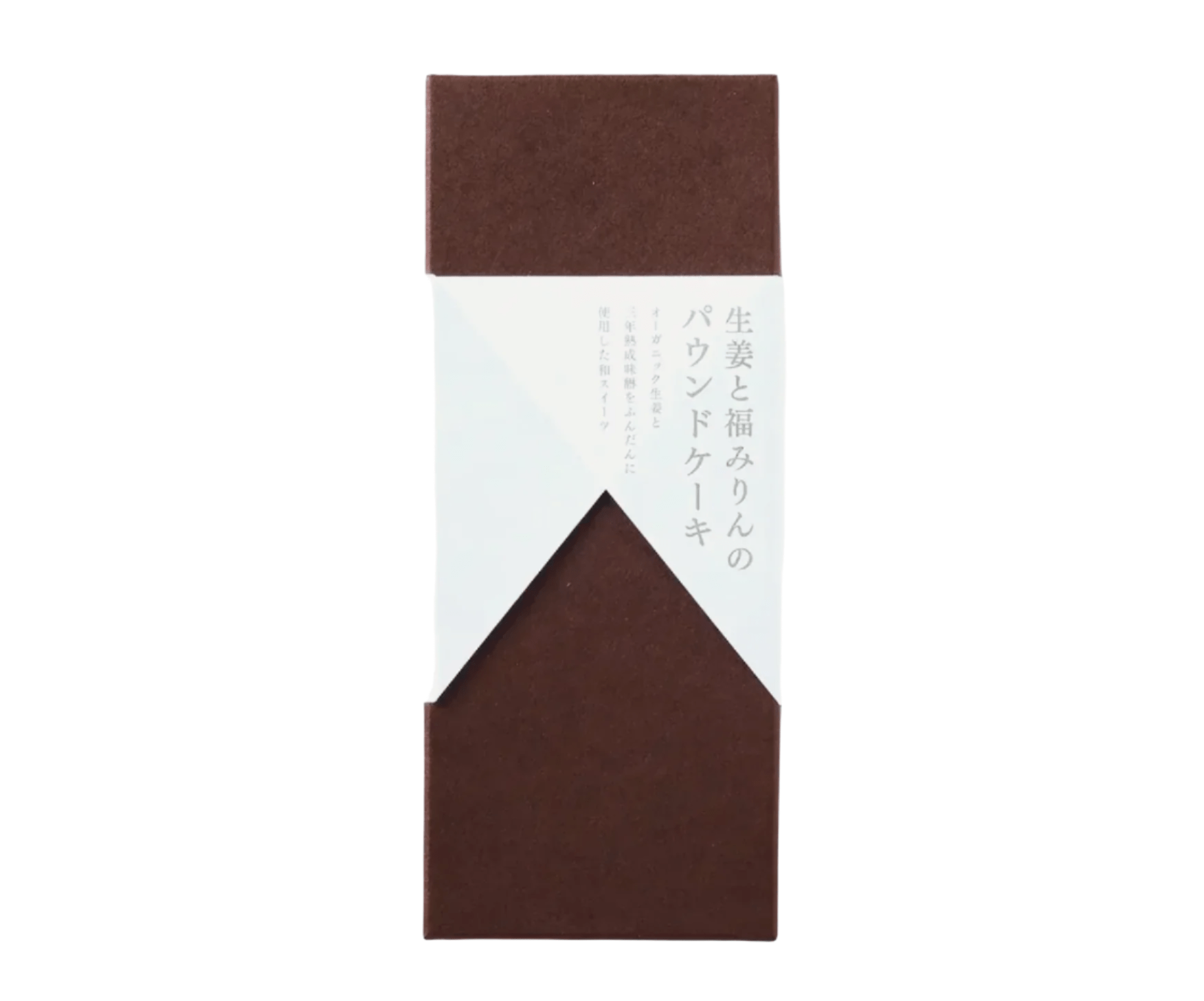 Japanese Taste Handmade Ginger Pound Cake With 3-Year-Aged Mirin 260g, rich ginger flavor, ideal for tea time