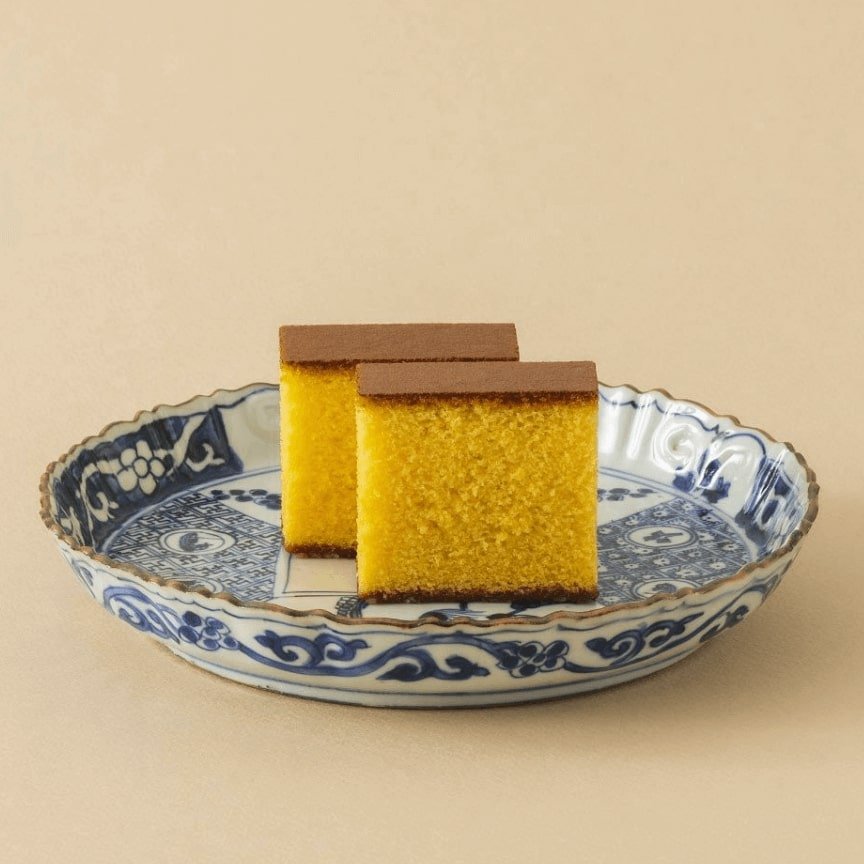 Shooken Nagasaki Castella Sponge Cake in 1 Piece pack, rich honey flavor, perfect for afternoon tea or gifting