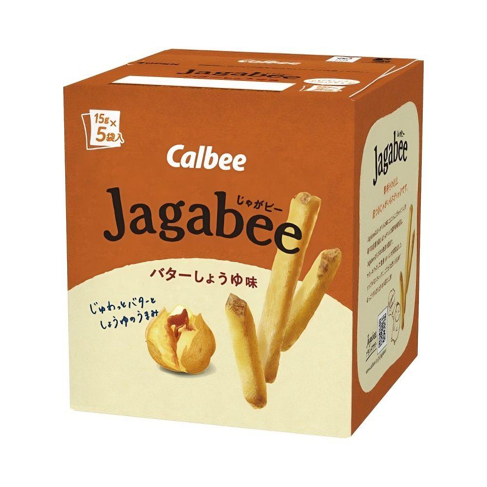 Calbee Jagabee Potato Sticks Snack Butter Soy Sauce (Pack of 3 Boxes) - YOYO JAPAN