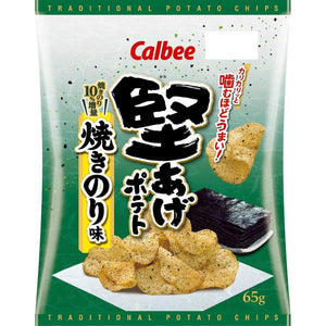 Calbee Kataage Nori Seaweed Crispy Potato Chips 65g (Box of 12) - YOYO JAPAN