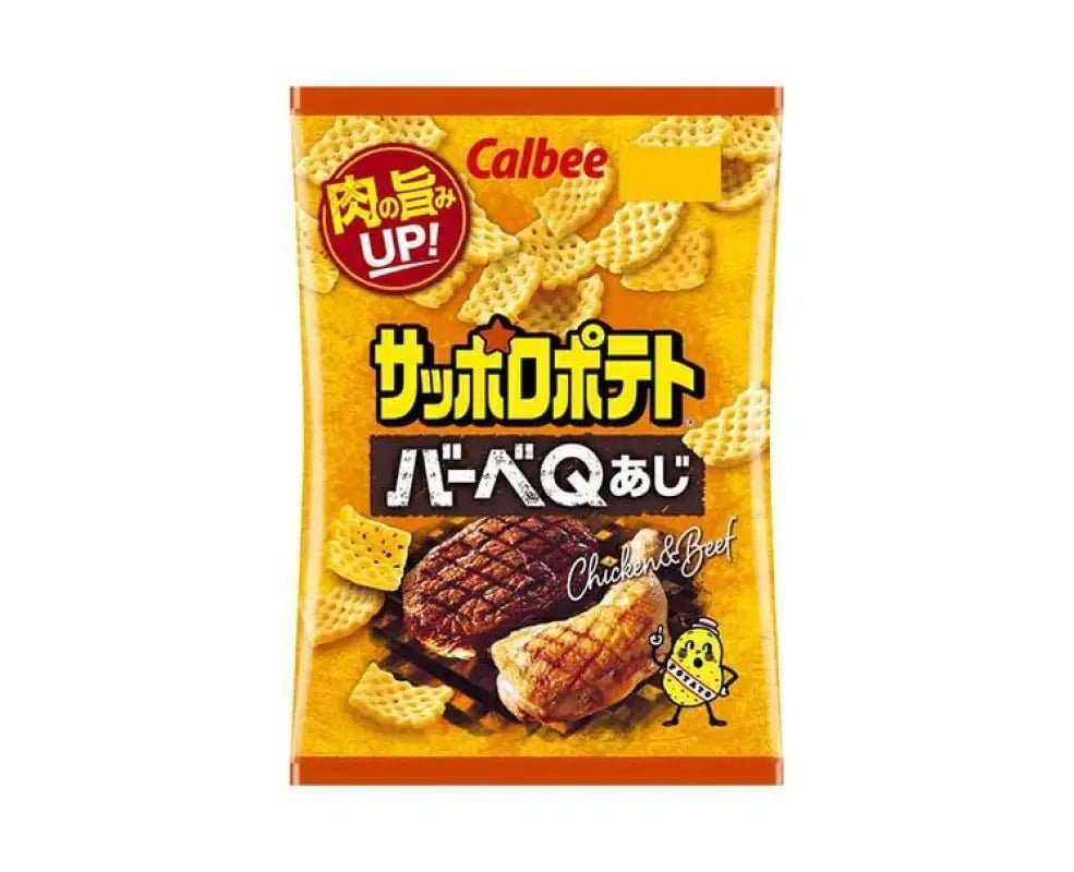 Calbee Sapporo Potato Chips: Bbq Flavor (Beef & Chicken) - YOYO JAPAN