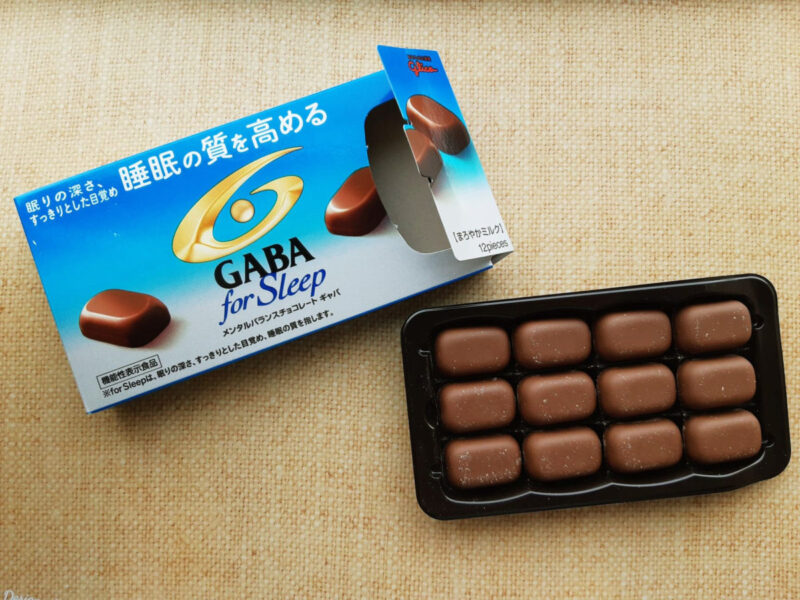 Glico Gaba Sleep Chocolate in 70g, premium texture, perfect for bedtime rituals