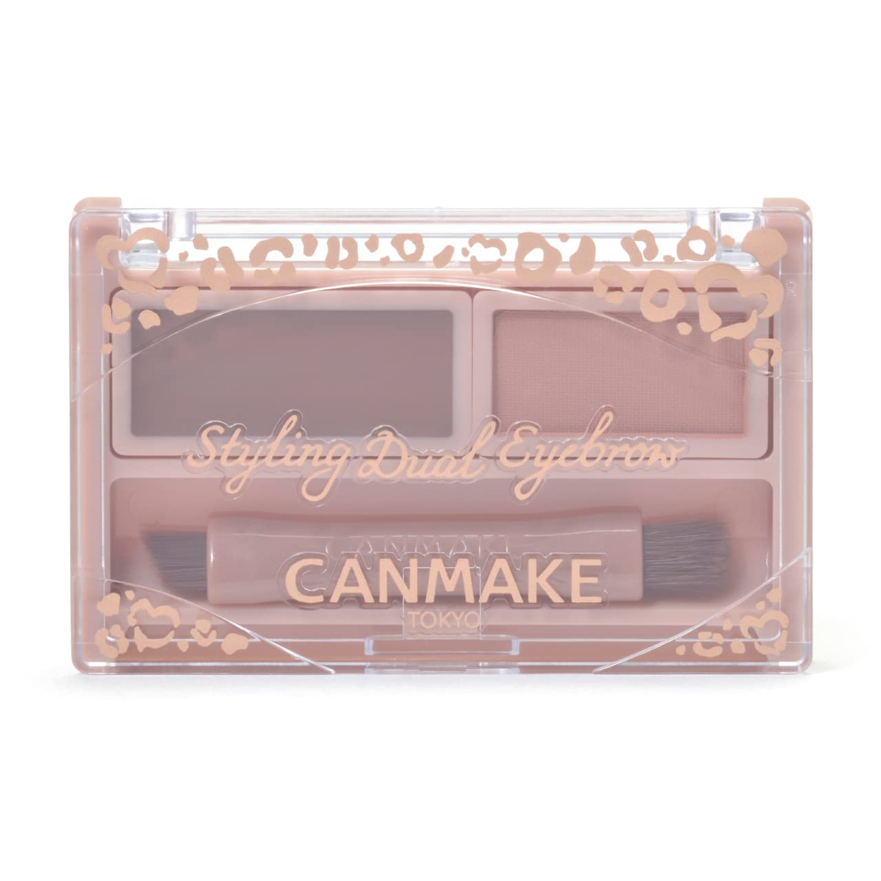 Canmake 3D Dual Eyebrow Styling in Rose Fog 1 - Piece Wax and Powder Base