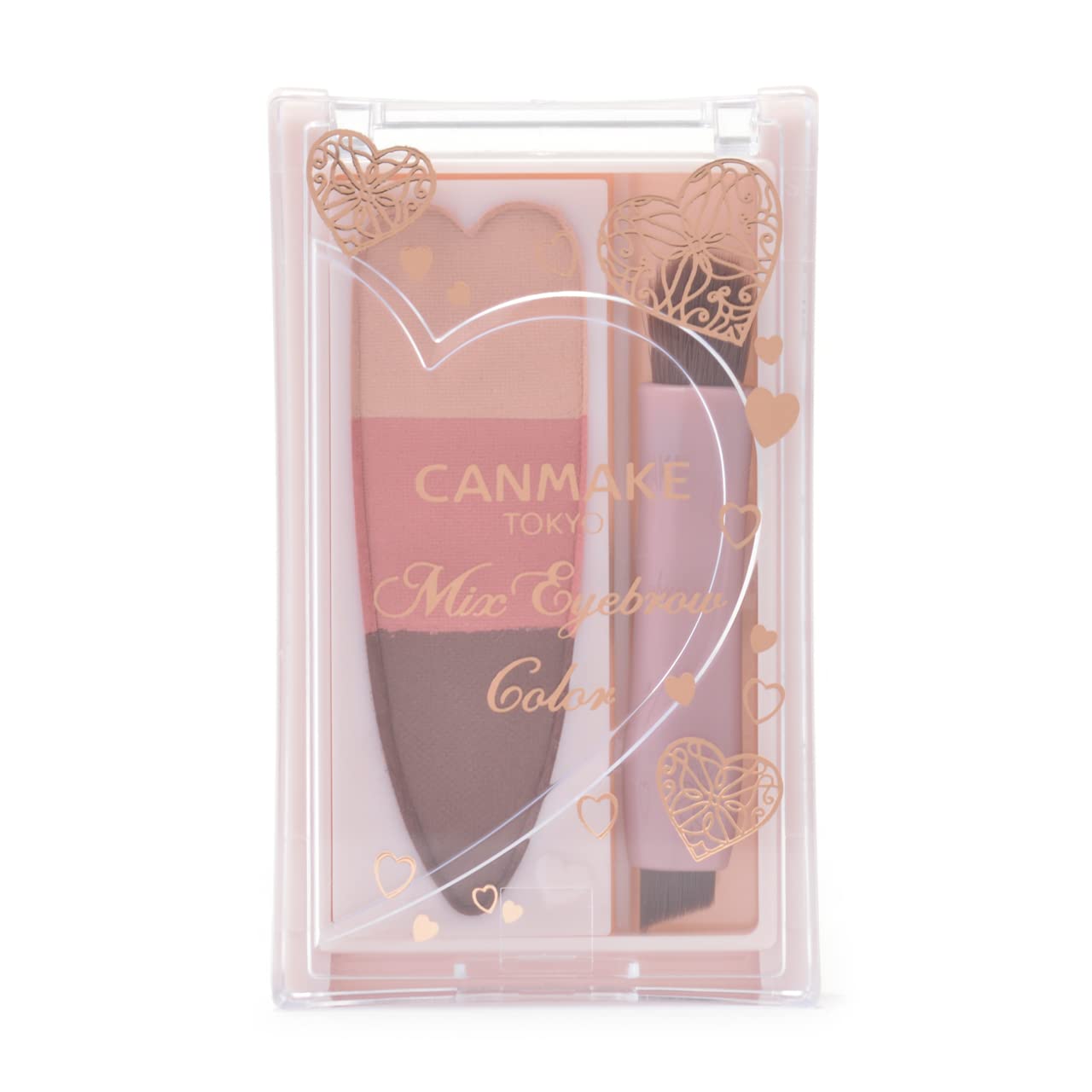 Canmake Charm Pink Mixed Eyebrow Color Powder with Brush 1.0G - C01