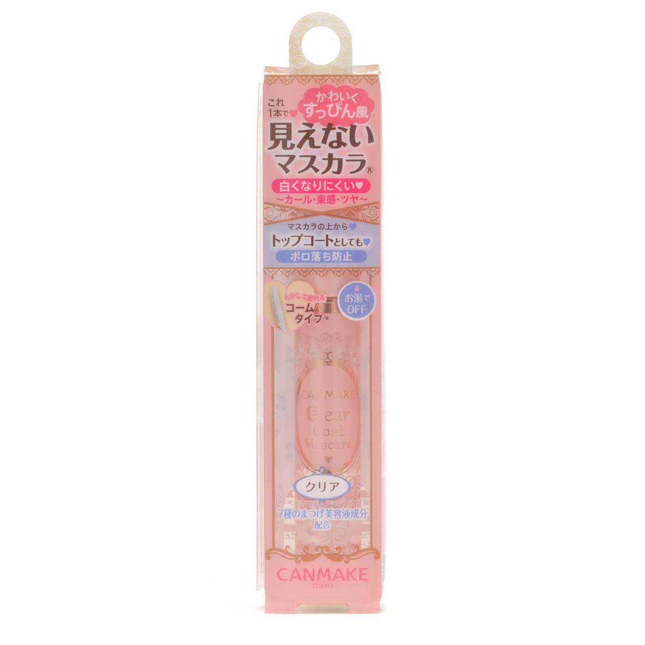 Canmake Clear Coat Mascara 01 Transparent Long - lasting 4.8G