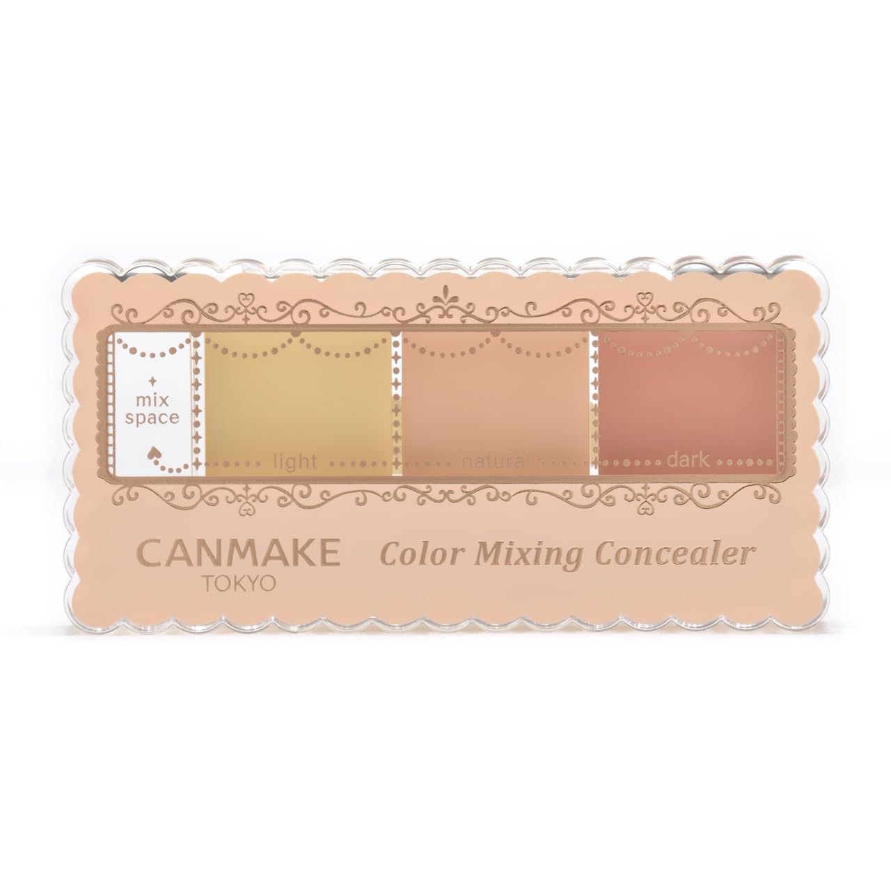 Canmake Color Mixing Concealer 04 Red Beige 4.2G 3 - Color Palette Dull Bear