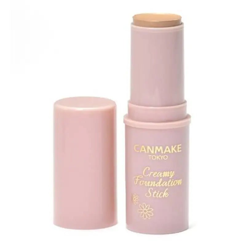 Canmake Creamy Foundation Stick 02 Natural Beige SPF50＋PA+++ 9.5g - Makeup Foundation - YOYO JAPAN