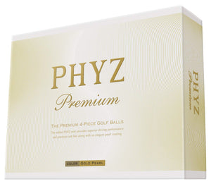 Bridgestone Golf Balls Phyz Premium 1 Dozen Gold Pearl Pmgx Japan