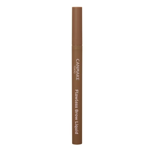 Canmake Flawless Brow Liquid 02 Citron Brown Matte Light Brown 0.5Ml Eyebrow Powder