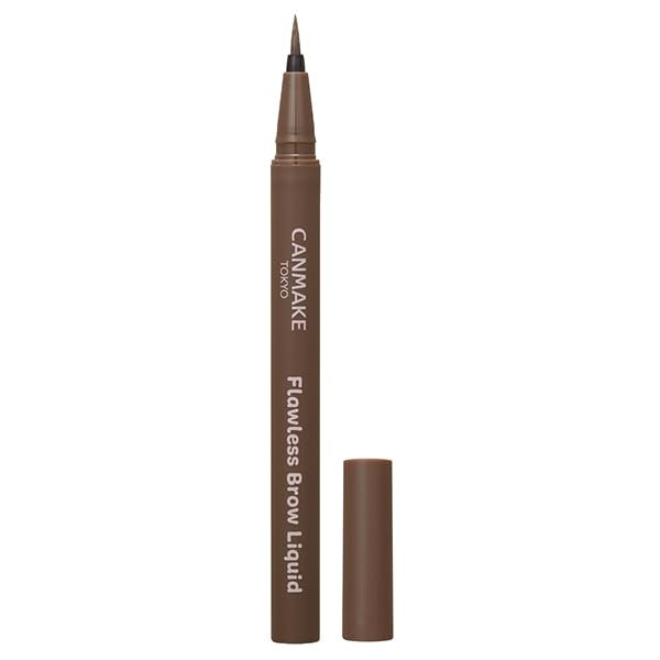 Canmake Flawless Brow Liquid Sesame Greige 0.5ml Charcoal Powder Matte Eyebrow