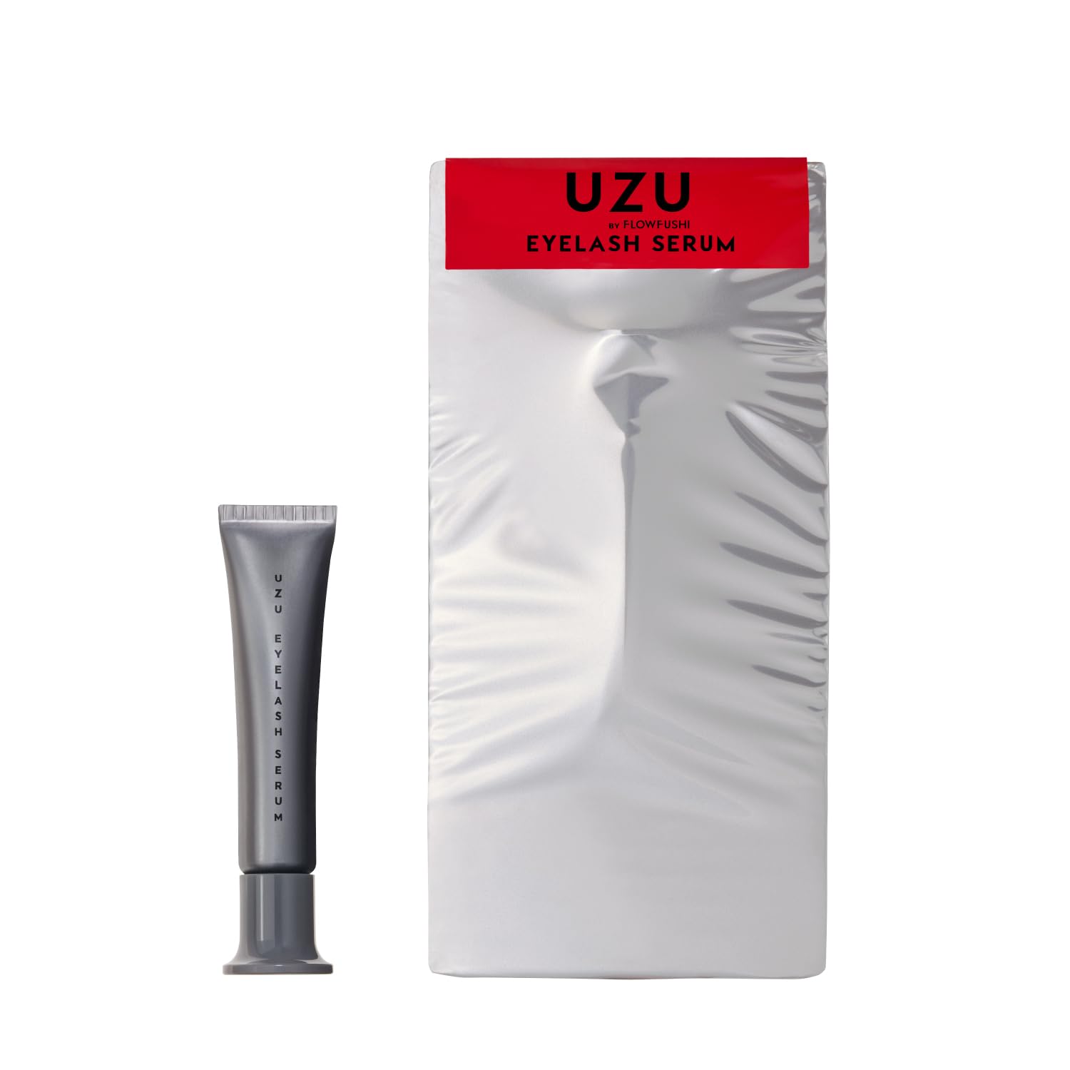 Uzu Eyelash Serum by Flowfushi - Hypoallergenic Alcohol & Colorant - Free For Lashes & Brows