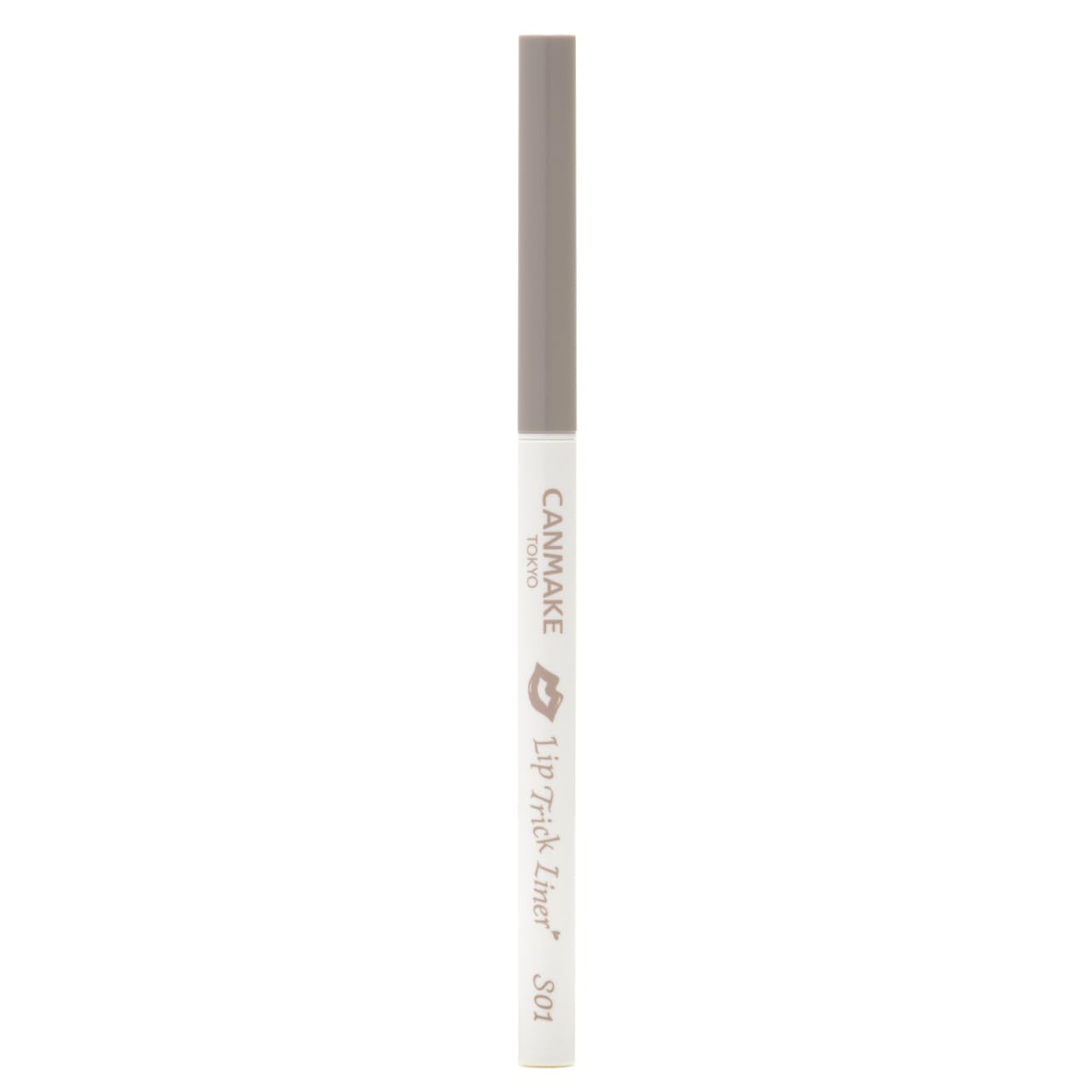 Canmake Lip Trick Liner S01 1.5mm Retractable Shading Lip Pencil in Bruise Gray