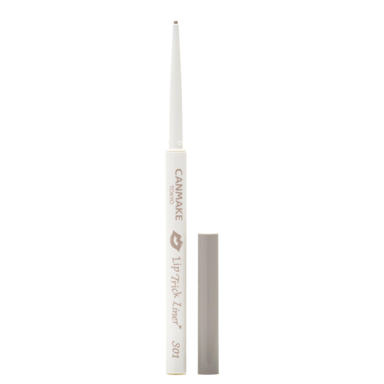 Canmake Lip Trick Liner S01 1.5mm Retractable Shading Lip Pencil in Bruise Gray