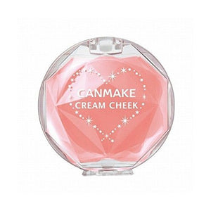 Canmake Love Peach Cream Cheek Blush - Compact 2.3G Makeup