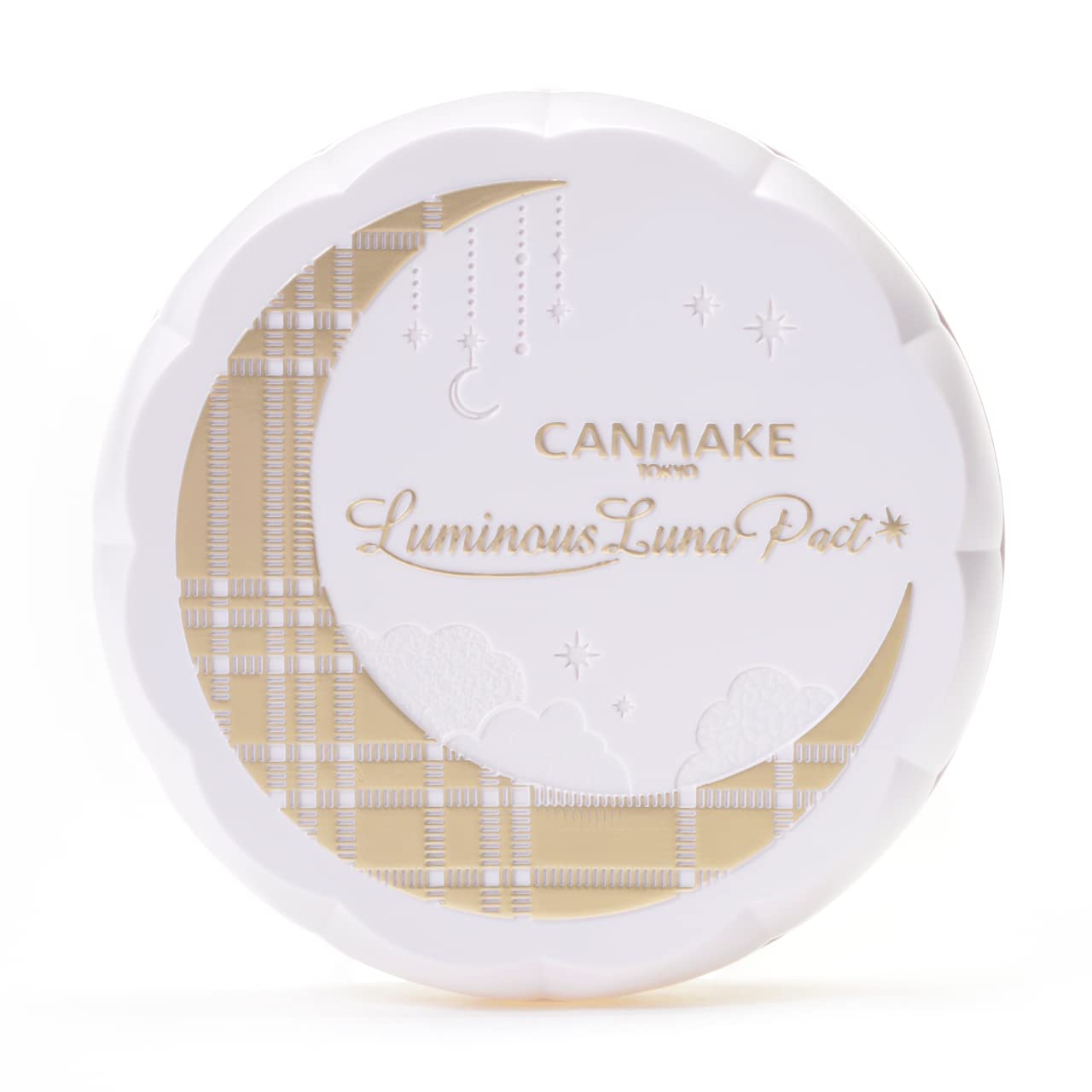 Canmake Lumina Luna Pact G02 Beige Cream Juicy Glow 2In1 Cream Pact 9G