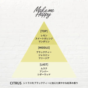 Canmake Make Me Happy Eau De Toilette Citrus Roll-On Type 8ml - Roll-On Perfume Made In Japan - YOYO JAPAN