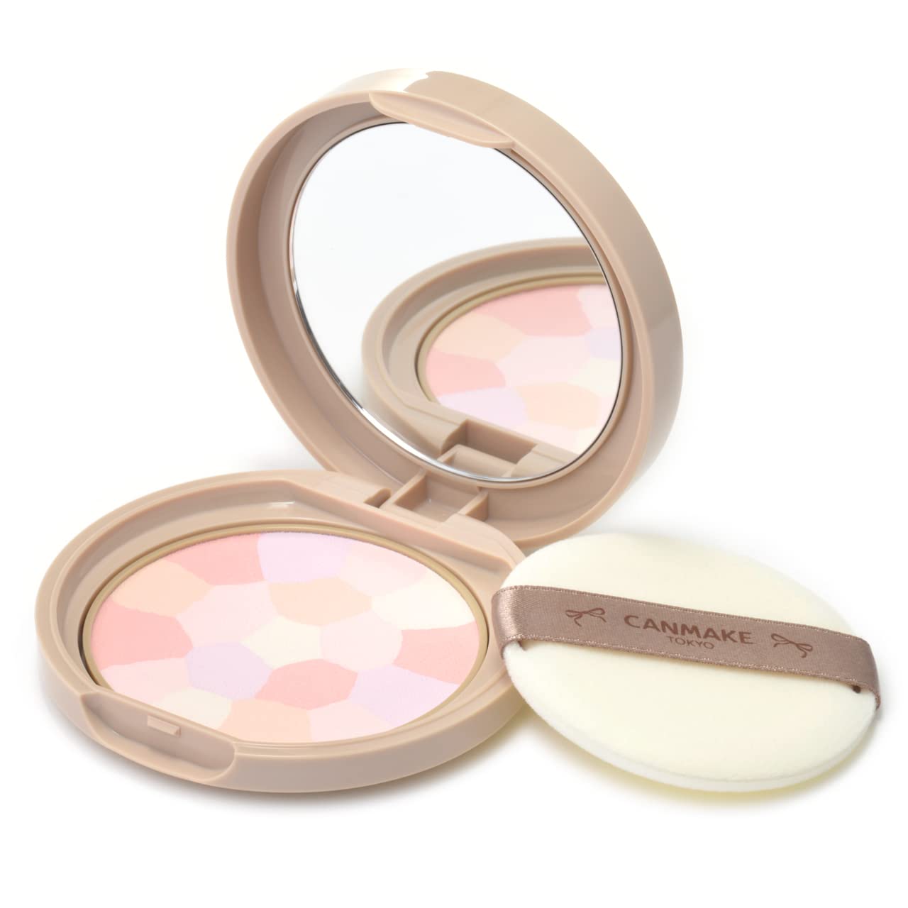 Canmake Marshmallow Finish Face Powder 02 Sakura Tulle 4.0g with Leather - Like Container