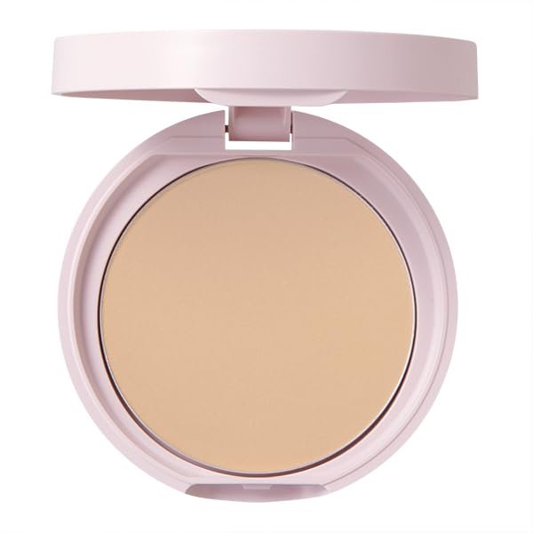 Canmake Marshmallow Finish Matte Beige Ocher Face Powder 10g in Leather - Like Container