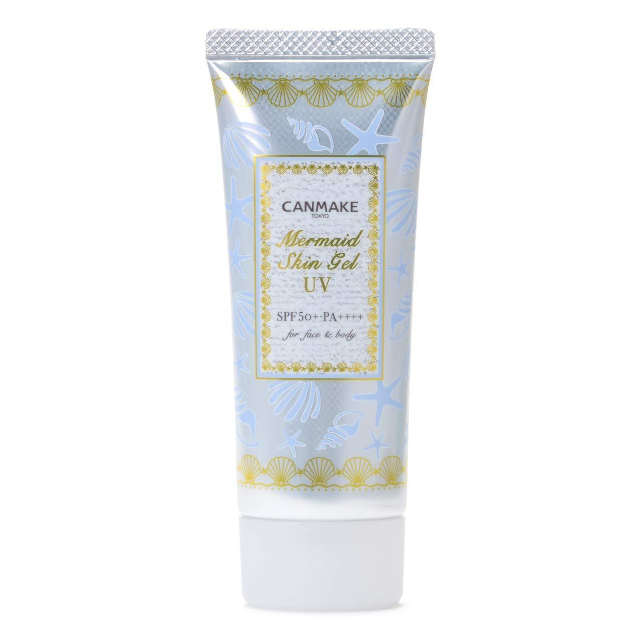 Canmake Mermaid Skin Gel UV White 02 SPF50+ PA++++ 40g - YOYO JAPAN