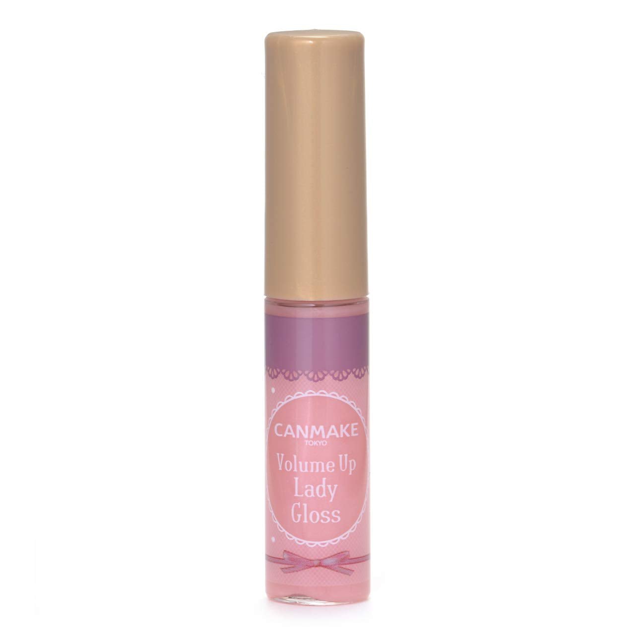 Canmake Pearl Pink Volume Up Lady Gloss 5ml - High Shine Lip Gloss