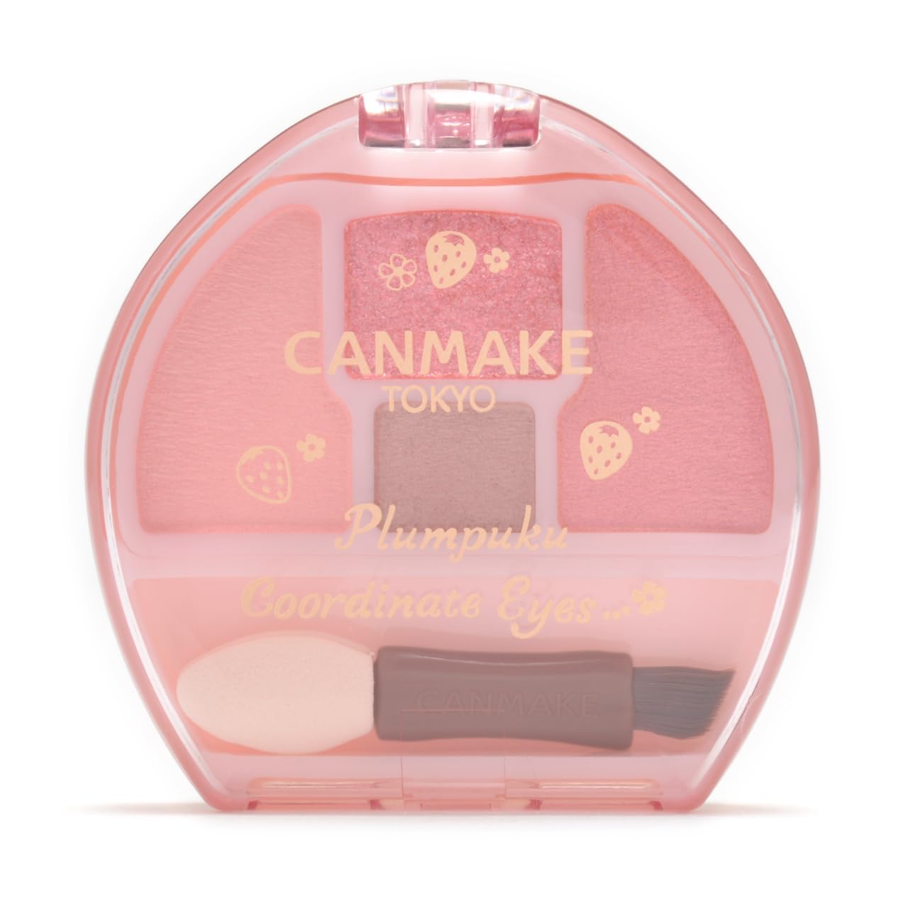 Canmake Plan Puku Corde 04 Strawberry Eye Shadow 1.3G Tear Bag and Shadow Pink Red