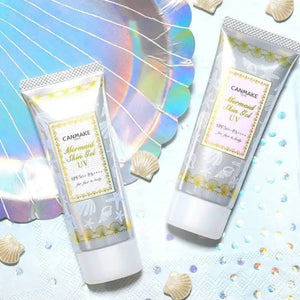 CanMake Skin Gel Tokyo Mermaid UV Sunscreen 01 Transparent SPF50+ PA++++ 40g - YOYO JAPAN