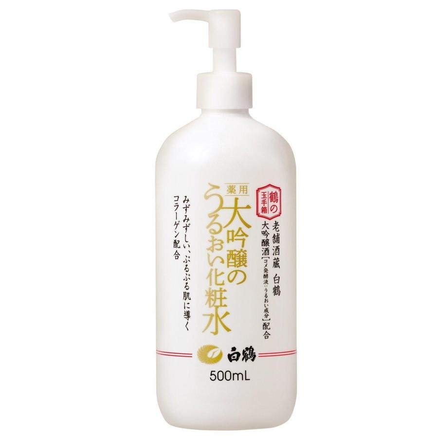Hakutsuru Daiginjo Sake Moisturizing Lotion 500ml for Soft Skin