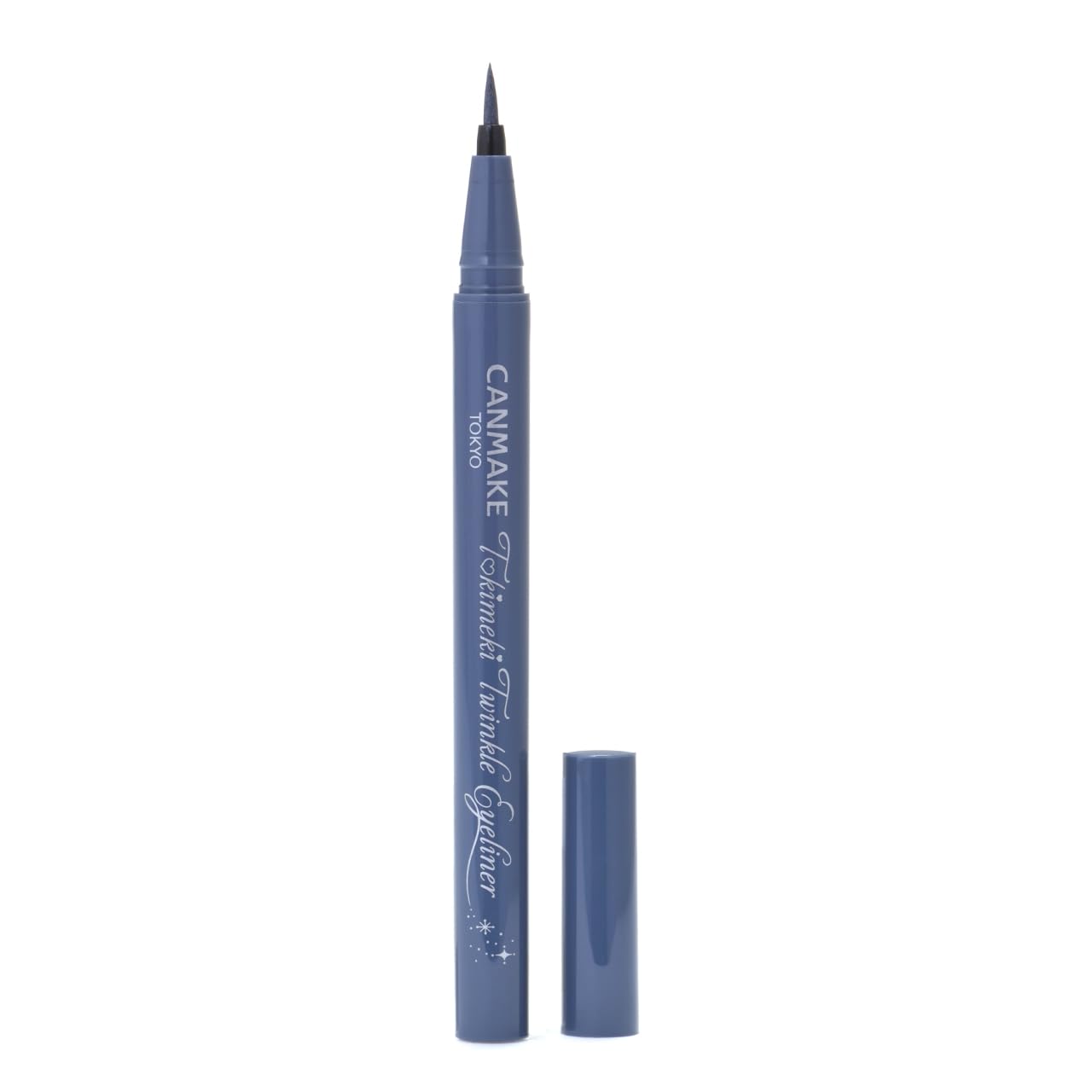 Canmake Tokimeki Twinkle Fine Pearl Liquid Eyeliner 02 Starry Dew Navy Felt Pen