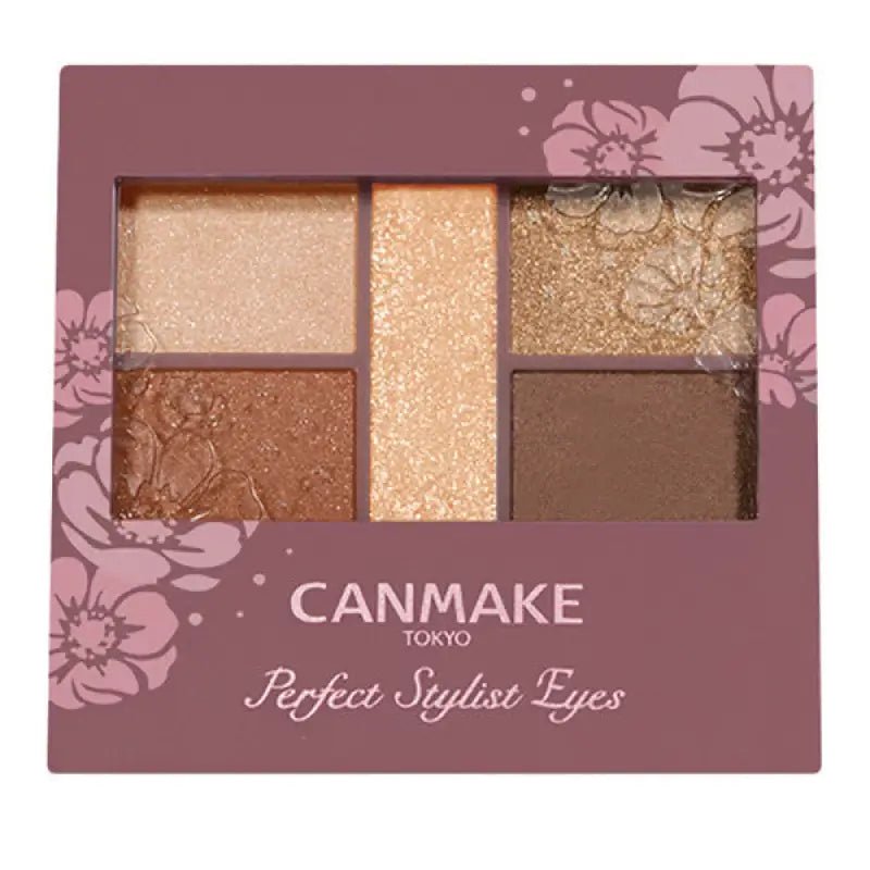 Canmake Tokyo Perfect Stylist Eyes 23 Almond Canelé - 5 Color Eyeshadow Palette