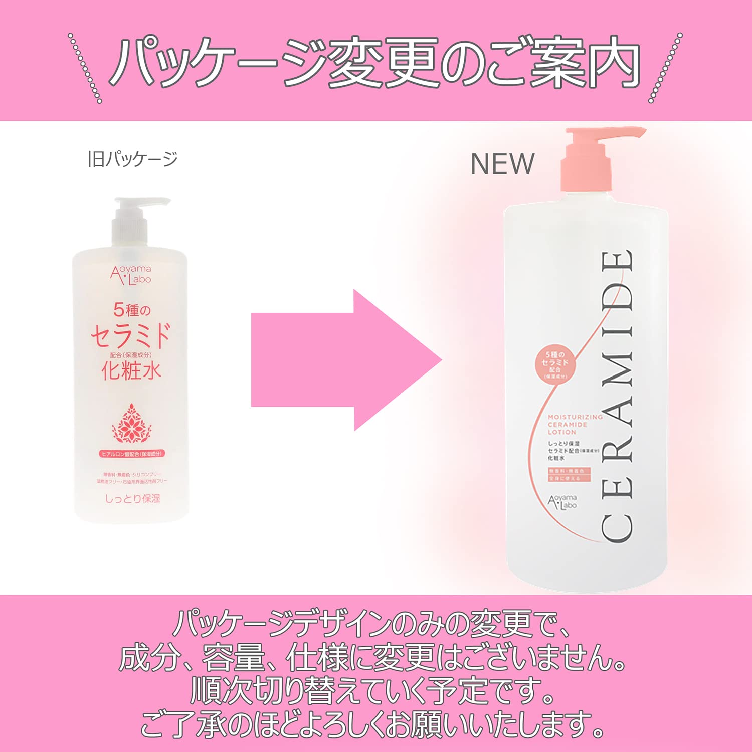 Aoyama Labo Moisturizing Ceramide Lotion 1000ml - Japanese Moisturizing Lotion