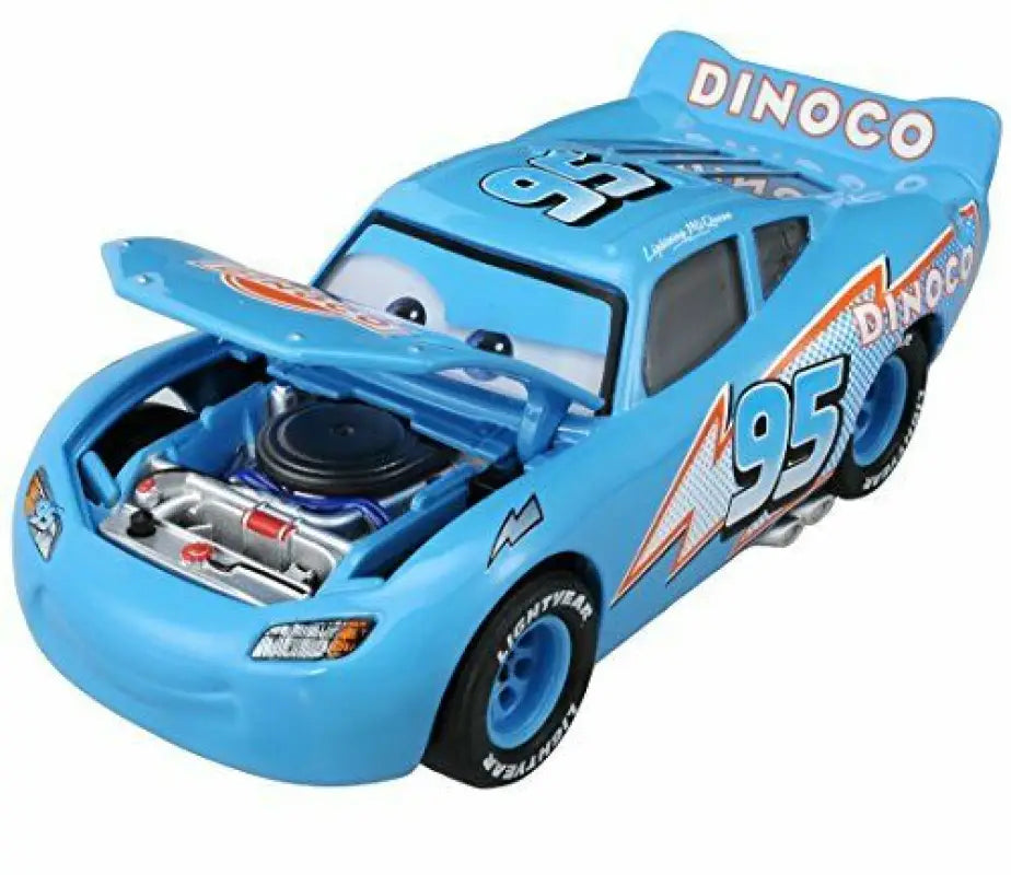 Cars Tomica Limited Vintage Neo 43 Lightning Mcqueen Dinoco Type