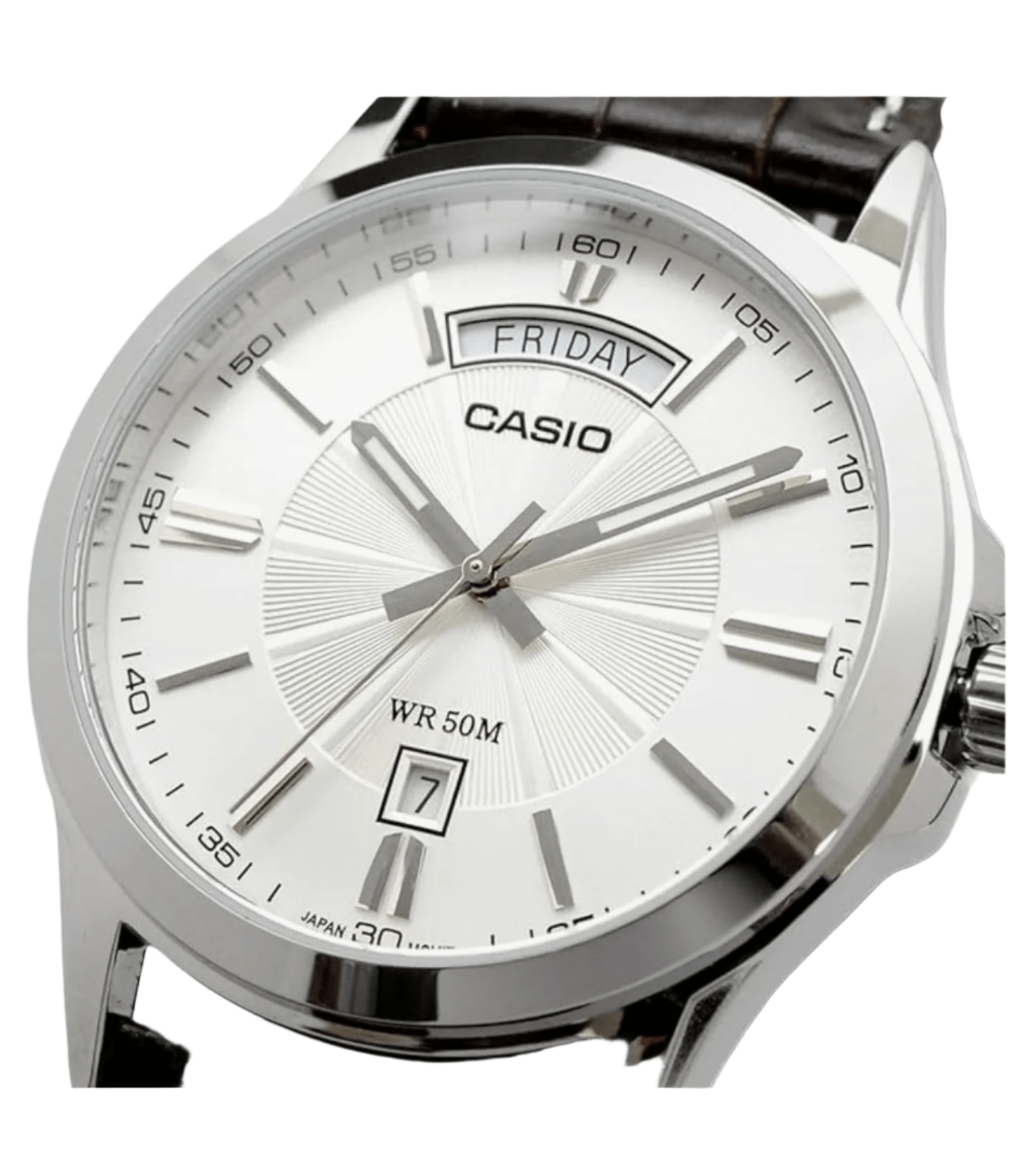 CASIO Analog Quartz Men's Watch MTP - 1381L - 7AV, Dark Brown