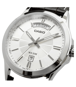 CASIO Analog Quartz Men's Watch MTP - 1381L - 7AV, Dark Brown