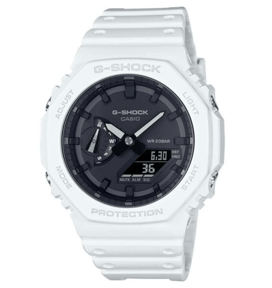 Casio G - Shock 2100 - 7AJF Men's Watch, White Black