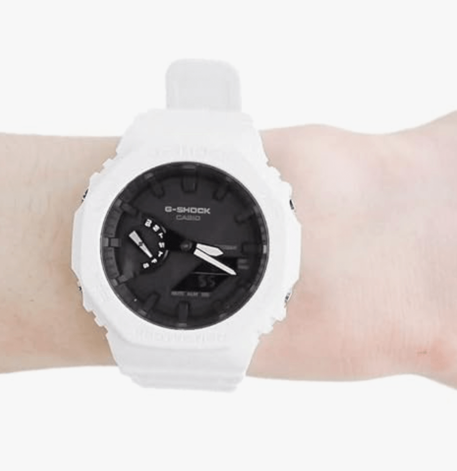 Casio G - Shock 2100 - 7AJF Men's Watch, White Black