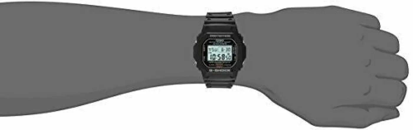 Casio G - shock Watch Dw - 5600e - 1 First Type Fox Fire Standard Basic - Wrist