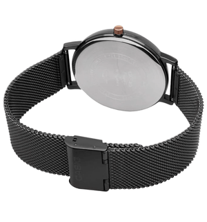 CASIO Quartz Men's Watch Slit Display Calendar MTP - B105MB - 1AV Black Dial